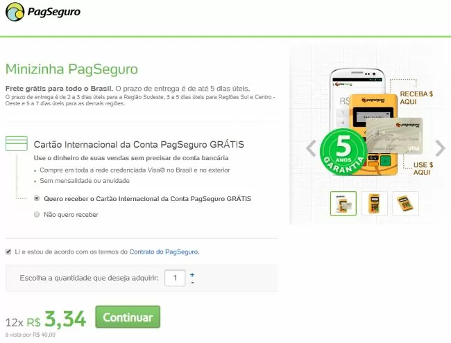 Minizinha ainda mais barata na black friday
