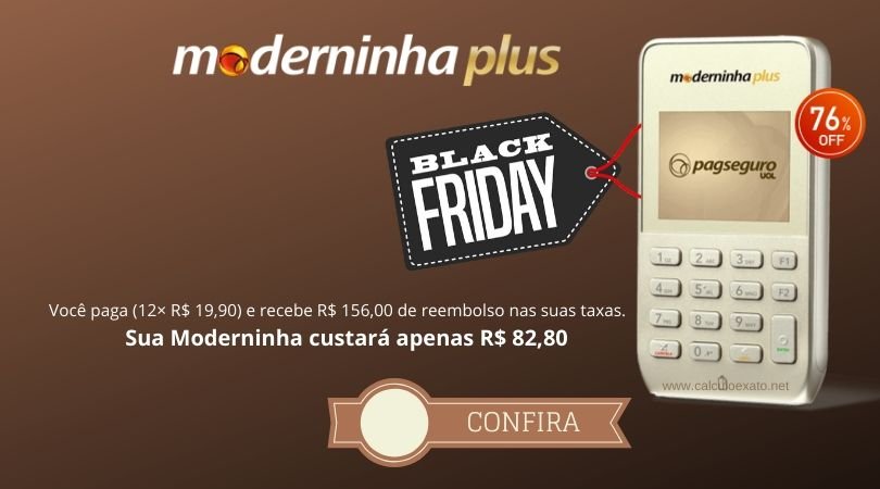 Black Friday Moderninha Plus