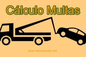 calculo multas de transito