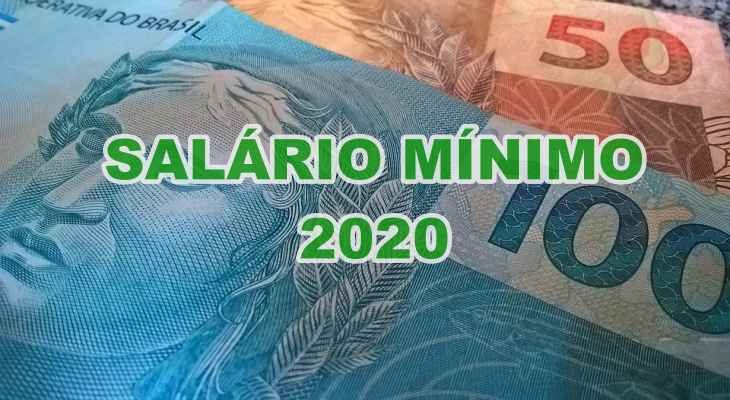 novo salario minimo 2020