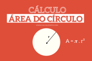 cálculo da área do círculo
