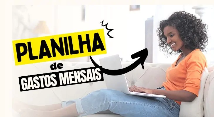 Planilha de gastos mensais