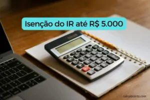 Calculadora de isenção do imposto de renda 2025
